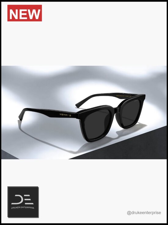 Acetate Square Polarized UV400 Sunglasses